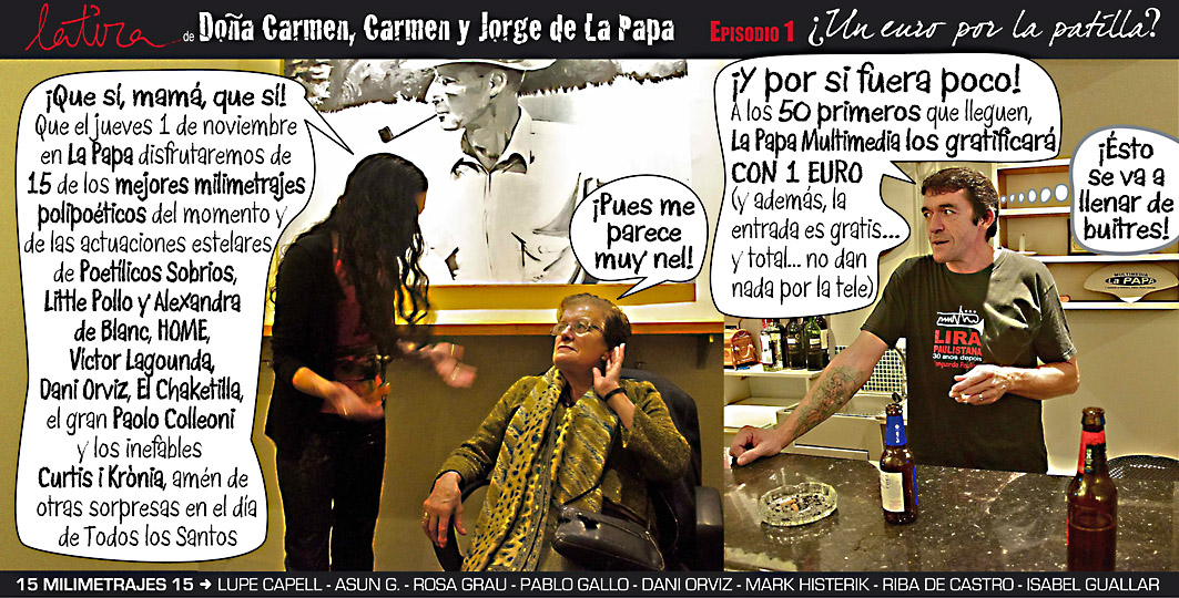 Doña Carmen, Carmen y Jorge de LA PAPA