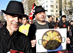 "Los jueves paella" 29/03/2012 29M Barcelona