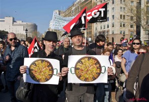 "Los jueves paella" 29/03/2012 29M Barcelona