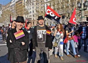 "14 de abril" 29/03/2012 29M Barcelona