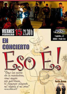 "Eso E' amb Curtis i Krònia". 15 / 02 / 2013 LA PAPA