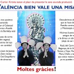 "Moltes gràcies València". 25 / 01 / 2014 VALÈNCIA