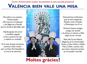 "Moltes gràcies València". 25 / 01 / 2014 VALÈNCIA